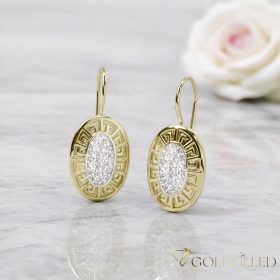 Goldfilled Antyalergiczne Kolczyki 35mm 14K kolor