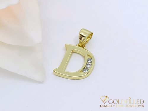 Antyalergiczny wisiorek Goldfilled 23mm, kolor 14K