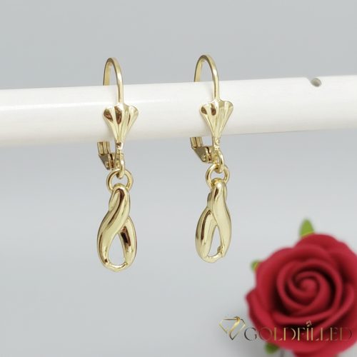 Goldfilled Antyalergiczne kolczyki 34mm kolor 14K