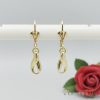 Goldfilled Antyalergiczne kolczyki 34mm kolor 14K