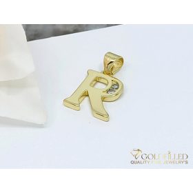 Antyalergiczny wisiorek Goldfilled 23mm, kolor 14K