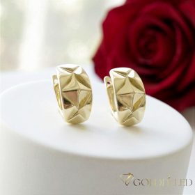 Goldfilled Antyalergiczne Kolczyki 18 mm 14K Kolo