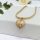  Antyalergiczny naszyjnik Goldfilled 50cm/3mm + wisiorek, kolor 18K