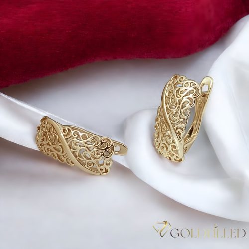 Goldfilled Antyalergiczne Kolczyki 17mm 18K kolor