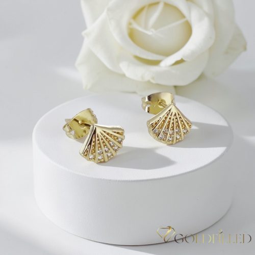 Goldfilled Antyalergiczne kolczyki 9mm kolor 14K	