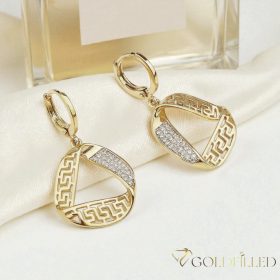 Goldfilled Antyalergiczne Kolczyki 38mm 14K kolor