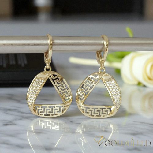 Goldfilled Antyalergiczne Kolczyki 34mm 14K kolor