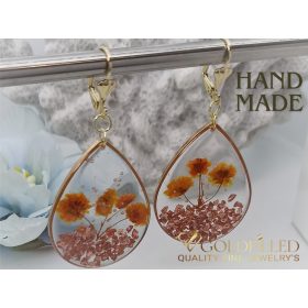   Ręcznie Wykonane Antyalergiczne Wiszące Kolczyki 60mm 14K Kolor	