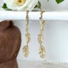 Goldfilled Antyalergiczne kolczyki 38mm kolor 14K	