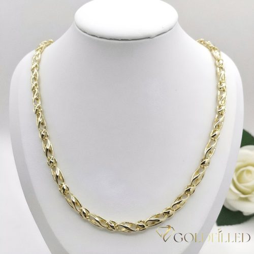 Ekskluzywny antyalergiczny naszyjnik Goldfilled 60cm/6mm, 14K kolorowy
