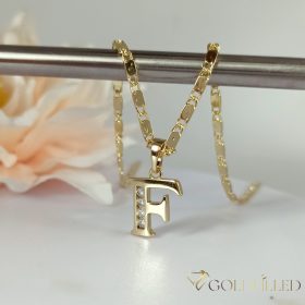   Antyalergiczny naszyjnik „Goldfilled” pozłacany o w kilku rozmiarach i grubośc 2 mm, kolor 14K