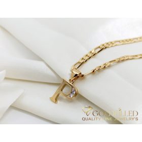 Goldfilled antyalergiczny naszyjnik 50cm/3,8mm 18K kolor	