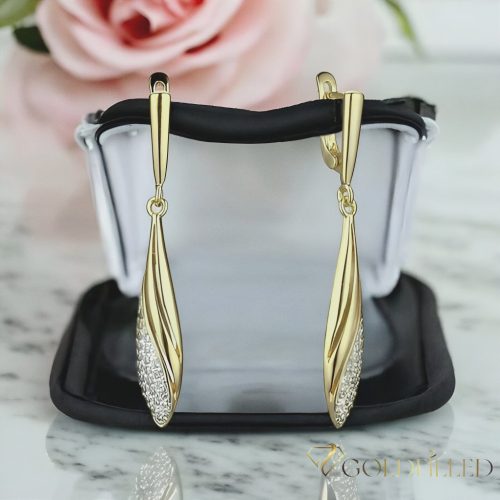 Goldfilled Antyalergiczne Kolczyki 54mm 14K kolor