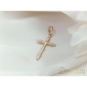 Antyalergiczny wisiorek Goldfilled 28 mm, kolor 18K