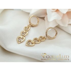 Kolczyki Goldfilled 37mm kolor 18K	