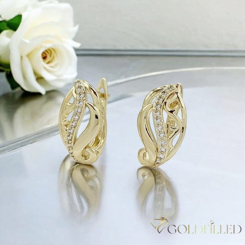 Goldfilled Antyalergiczne Kolczyki 18 mm 14K Kolo