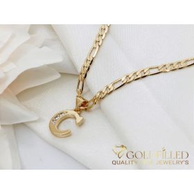 Goldfilled antyalergiczny naszyjnik 50cm/3,8mm 18K kolor	