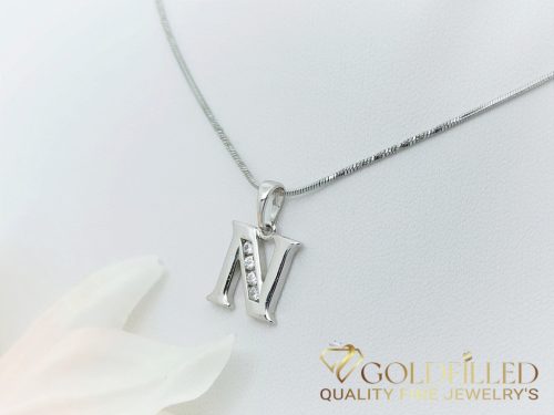 Goldfilled antyalergiczny naszyjnik 47cm/1mm + medalik	