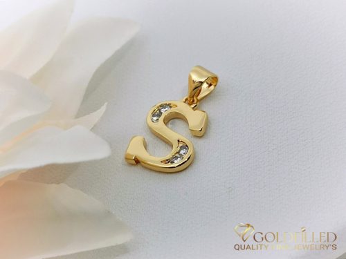 Antyalergiczny wisiorek Goldfilled 23mm, kolor 18K