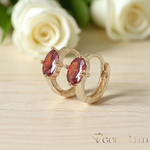 Goldfilled Antyalergiczne Kolczyki 15mm 18K Kolor