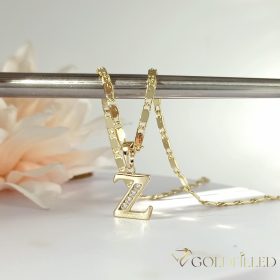   Antyalergiczny naszyjnik „Goldfilled” pozłacany o w kilku rozmiarach i grubośc 2 mm, kolor 14K