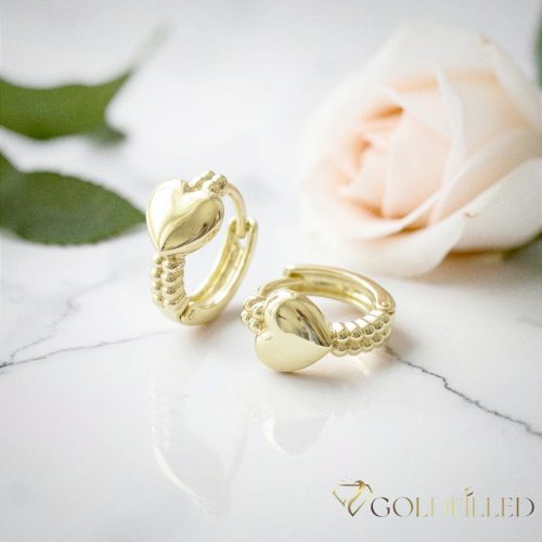 Goldfilled Antyalergiczne Kolczyki 14 mm 14K Kolor  