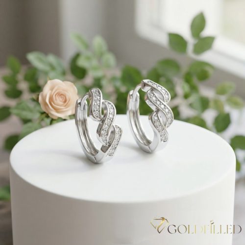 Antyalergiczne Kolczyki Goldfilled, 16mm