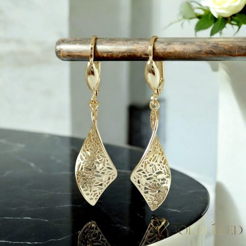 Goldfilled Antyalergiczne Kolczyki 50mm 14K kolor