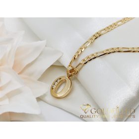 Goldfilled antyalergiczny naszyjnik 50cm/3,8mm 18K kolor	