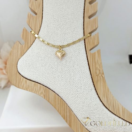 Goldfilled Bransoletka na kostkę 29cm/2,5mm kolor 14K
