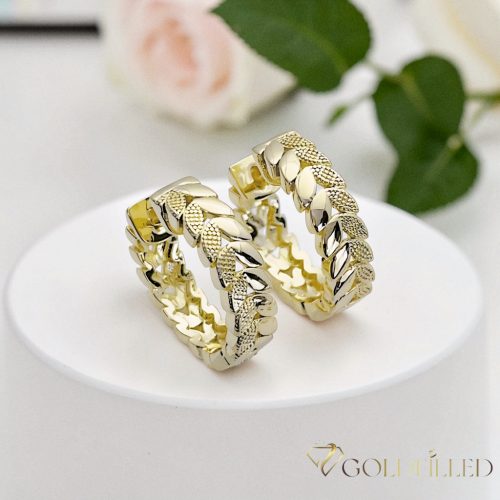 Goldfilled Antyalergiczne Kolczyki 20 mm 14K Kolo