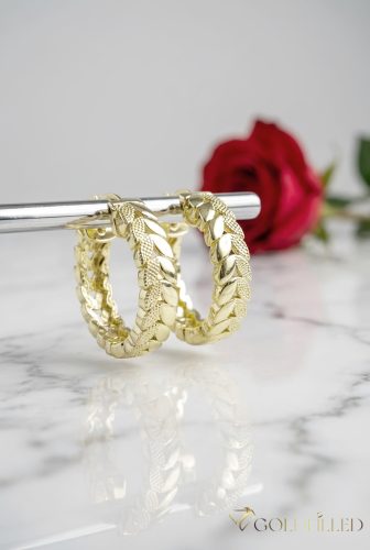 Goldfilled Antyalergiczne Kolczyki 20 mm 14K Kolo
