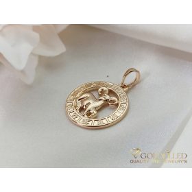 Goldfilled Antyalergiczny Medalik 28mm 18K kolor