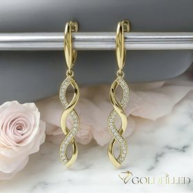 Goldfilled Antyalergiczne Kolczyki 50mm 14K kolor