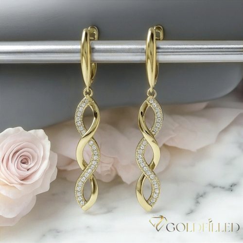 Goldfilled Antyalergiczne Kolczyki 50mm 14K kolor
