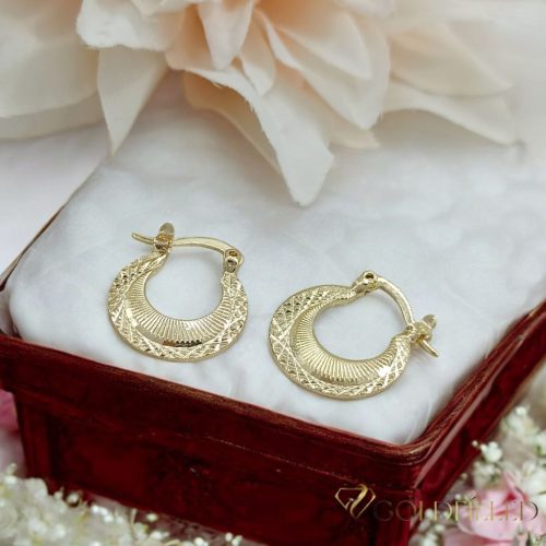 Goldfilled Antyalergiczne kolczyki 19mm kolor 14K	