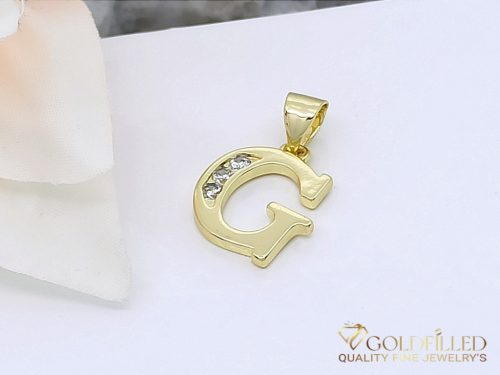 Antyalergiczny wisiorek Goldfilled 23mm, kolor 14K