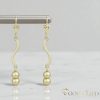 Goldfilled Antyalergiczne Kolczyki 54mm 14K kolor
