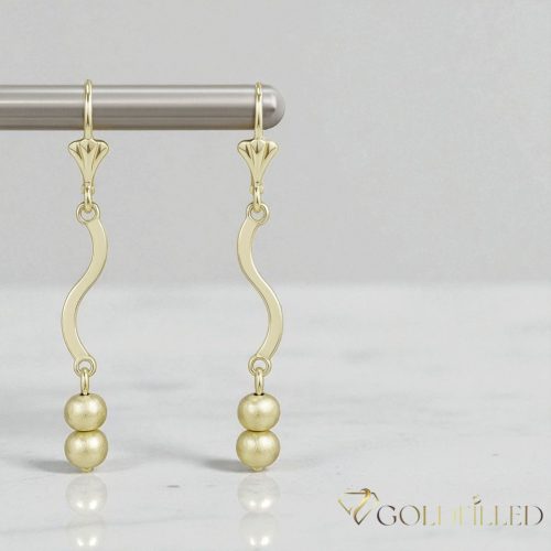 Goldfilled Antyalergiczne Kolczyki 54mm 14K kolor