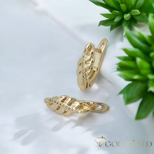 Goldfilled Antyalergiczne Kolczyki 18 mm 14K Kolo