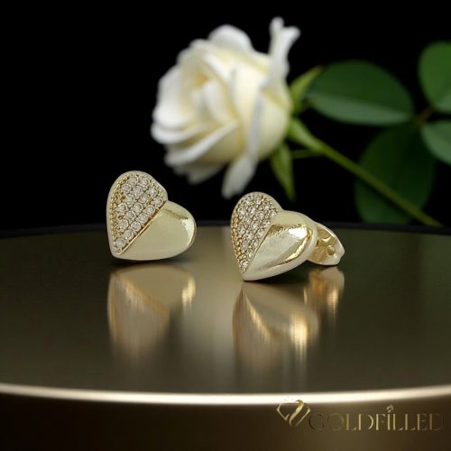 Goldfilled Antyalergiczne kolczyki 12mm kolor 14K	