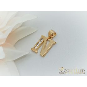 Antyalergiczny wisiorek Goldfilled 23mm, kolor 18K