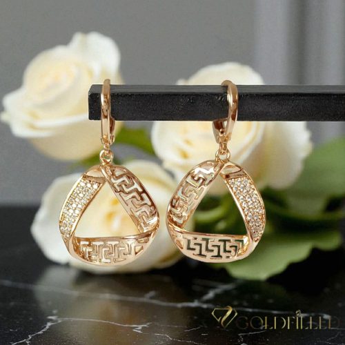 Goldfilled Antyalergiczne Kolczyki 34mm 18K kolor