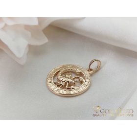Goldfilled Antyalergiczny Medalik 28mm 18K kolor