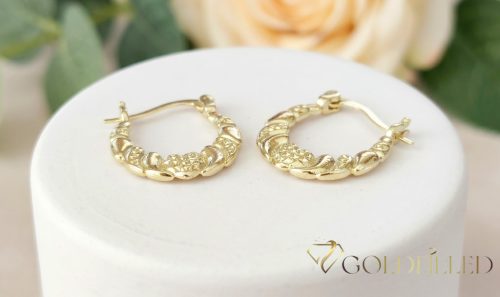 Goldfilled Antyalergiczne Kolczyki 25 mm 14K Kolo