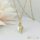  Antyalergiczny naszyjnik Goldfilled 60cm/1,5mm + wisiorek, kolor 14K