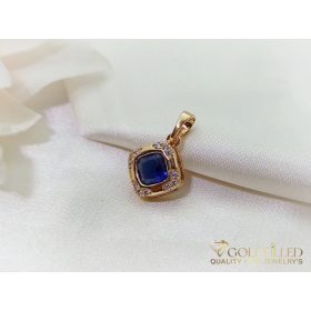 Antyalergiczny wisiorek Goldfilled 20 mm, kolor 18K