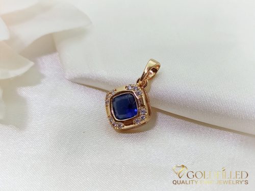 Antyalergiczny wisiorek Goldfilled 20 mm, kolor 18K