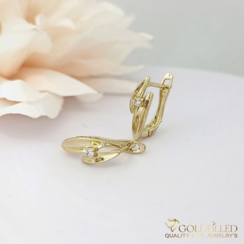 Goldfilled Antyalergiczne Kolczyki 17mm 14K Kolo