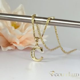   Antyalergiczny naszyjnik „Goldfilled” pozłacany o w kilku rozmiarach i grubośc 2 mm, kolor 14K